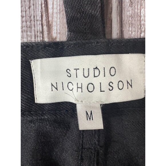 Studio Nicholson Bill SNM selvedge denim Pant color black size M - Picture 6 of 6